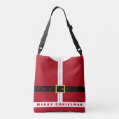Grappig Santa Design Kerstmis Crossbody Tas Gift (Achterkant)