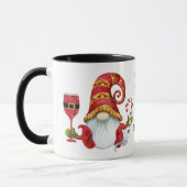 Grappig Santa Party Gnome Mok (Links)