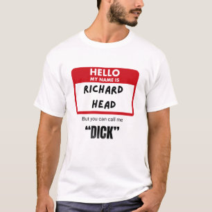 Grappig Sarcasme — Hallo Mijn Naam Is Richard Hoof T-shirt