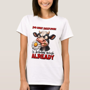 Grappig sarcasme koe woord art T-shirt