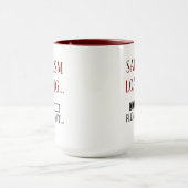 Grappig sarcasme laden, wacht alsjeblieft mok (Midden)