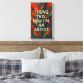 Grappig Sarcastisch Canvas Gift voor Modern Home D Afdruk (Insitu (Slaapkamer))