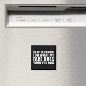 Grappig sarcastisch citaat humor sarcasme introver magneet (Insitu (Vaatwasser))