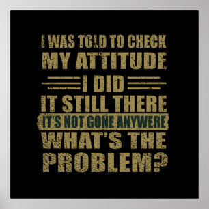 Grappig sarcastisch citaat humor sarcasme introver poster