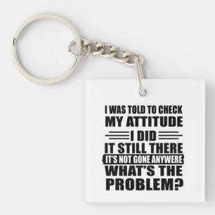 Grappig sarcastisch citaat humor sarcasme introver sleutelhanger