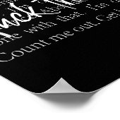 Grappig sarcastisch citaat Shirt met herhaalde man Poster (Hoek)