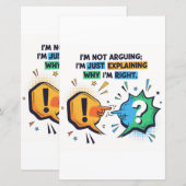 Grappig sarcastisch citaat teken - ik ben niet ruz (Voorkant / Achterkant)