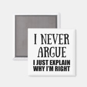 Grappig sarcastisch citaat volwassen humor sarcasm magneet (Voorkant / Achterkant)