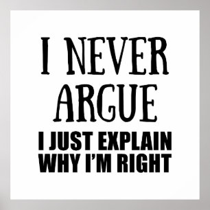 Grappig sarcastisch citaat volwassen humor sarcasm poster