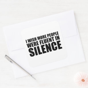 Grappig sarcastisch citaat volwassen humor sarcasm vierkante sticker