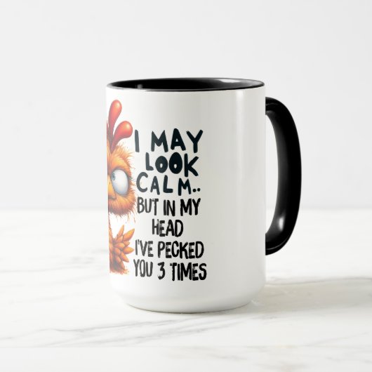 Grappig/Sarcastisch Dierlijk Gezegde/Kip Mok (Voorkant rechts)