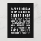 Grappig sarcastisch gefeliciteerd met een vriendin briefkaart (Voorkant)