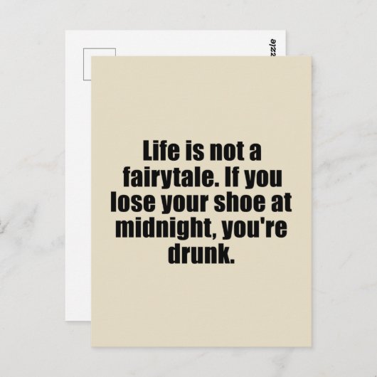 Grappig sarcastisch gezegden bekende citaten sarca briefkaart (Voorkant / Achterkant)