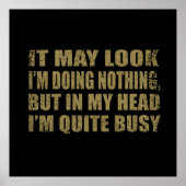 Grappig sarcastisch gezegden bekende citaten sarca poster (Voorkant)