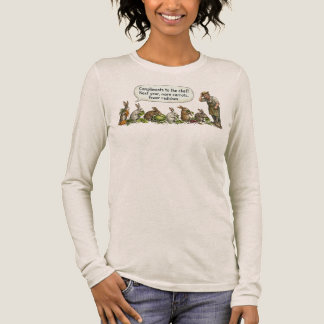 Grappig Sarcastisch Konijnen vs Tuinier Citaat T-S Tri-Blend Shirt