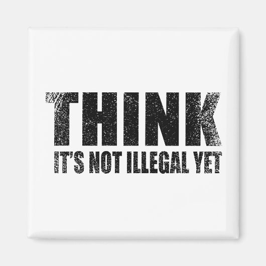 Grappig sarcastisch slogan volwassen humor sarcasm magneet (Voorkant)