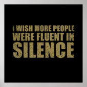 grappig sarcastisch slogan volwassen humor sarcasm poster (Voorkant)