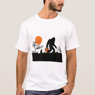 Grappig Sasquatch Bigfoot Halloween Kostuum T-shir T-shirt