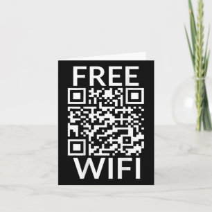 Grappig Scan Gratis Wifi Trump Dancing Prank QR Pr Kaart