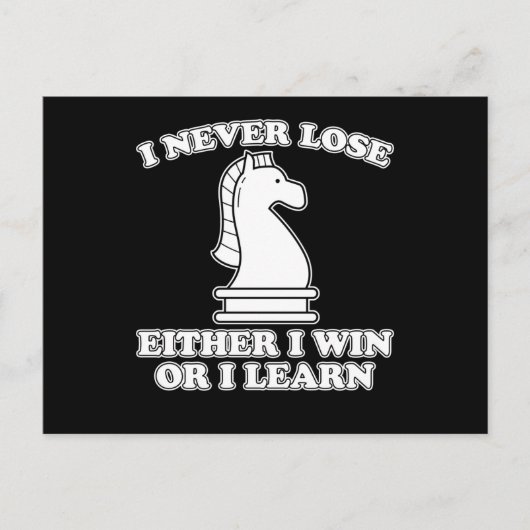 Grappig schaakstuk Schaker Leuk schaakspel cadeau Briefkaart (Voorkant)