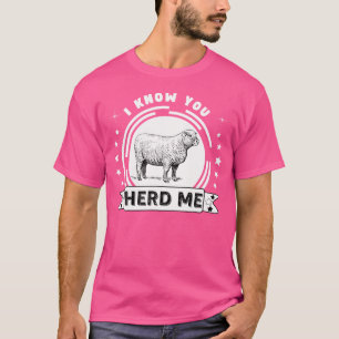 Grappig schaap, ik weet dat je me schapenliefhebbe t-shirt