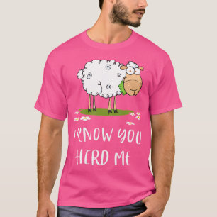 Grappig Schaap, ik weet dat je me Schattigee schap T-shirt
