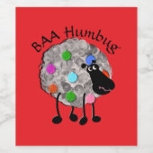 Grappig Schaap wijn fles label Wijn Etiket (Enkel label)