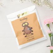 Grappig schattig kakkertekenfilm bedankzakje (Gezegeld)