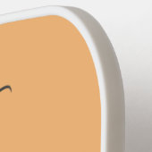 Grappig schattig kakkertekenfilm pickleball paddle (Links Detail)