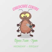 Grappig schattig kakkertekenfilm raamsticker (Vel)