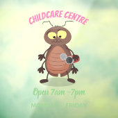 Grappig schattig kakkertekenfilm raamsticker (Vel 3)