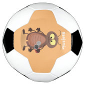 Grappig schattig kakkertekenfilm voetbal (Gedraaid)