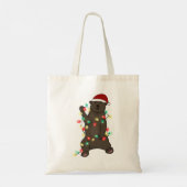 Grappig schattig kerst Beer Tote Bag