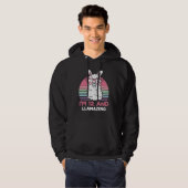 Grappig Schattig Llama 12e verjaardagscadeau voor Hoodie (Voorkant volledig)