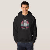 Grappig Schattig Llama 37e verjaardagscadeau voor Hoodie (Voorkant volledig)