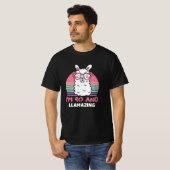 Grappig Schattig Llama 90ste verjaardagscadeau voo T-shirt (Voorkant volledig)