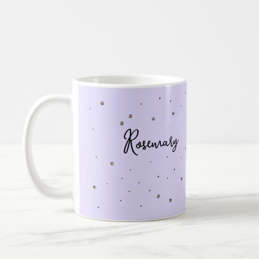 Grappig schattig Maagd Sterren teken Zodiac Kat me Koffiemok (Links)