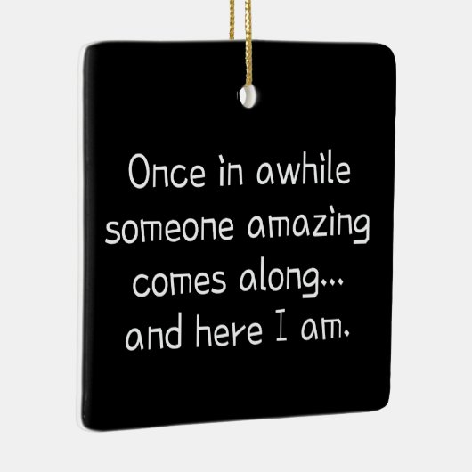 Grappig schattig meisje keramisch ornament (Rechts)