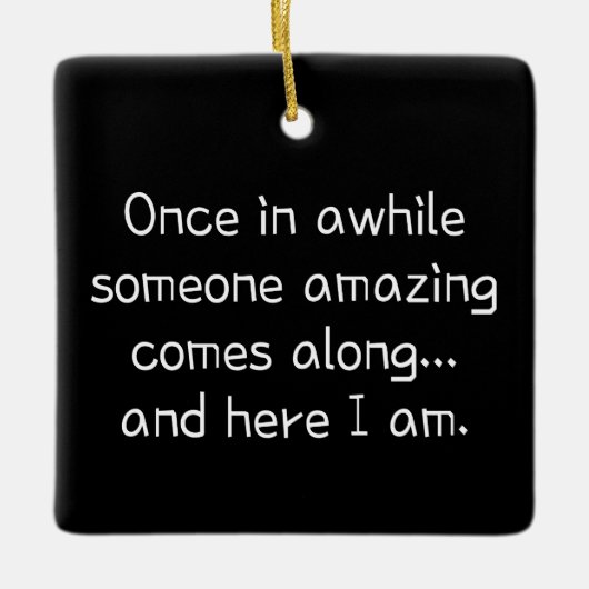 Grappig schattig meisje keramisch ornament (Voorkant)