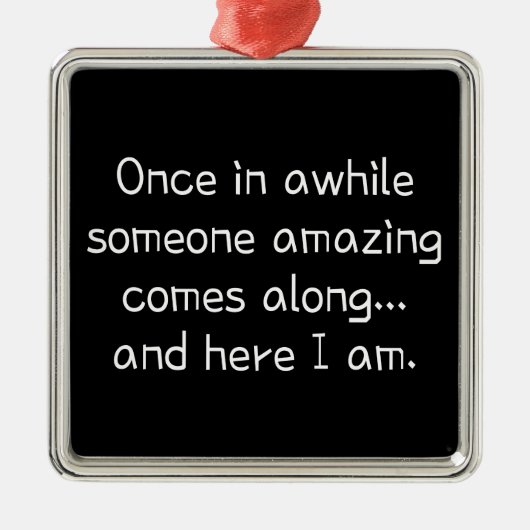 Grappig schattig meisje metalen ornament (Voorkant)