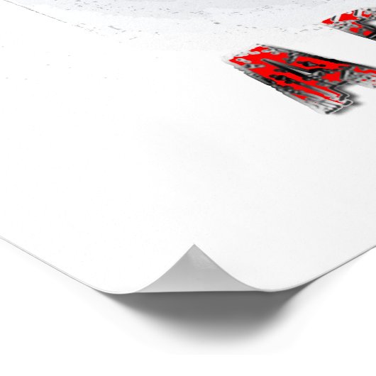 Grappig Schattig Poster! Poster (Hoek)