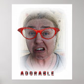 Grappig Schattig Poster! Poster (Voorkant)