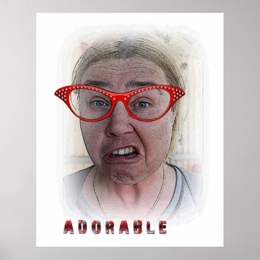 Grappig Schattig Poster! Poster (Voorkant)