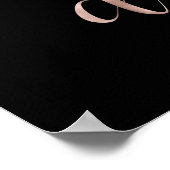 Grappig schattig Roos de hele dag wijnliefhebber c Poster (Hoek)