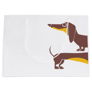 Grappig schattig teckel voor lange hond ouder groot cadeauzakje