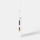 Grappig schattig teckel voor lange hond ouder iPhone hoesje (Linkerkant)