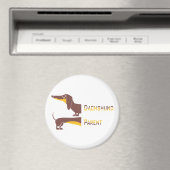 Grappig schattig teckel voor lange hond ouder magneet (Insitu (Vaatwasser))