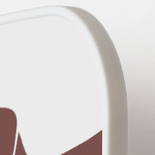 Grappig schattig teckel voor lange hond ouder pickleball paddle (Links Detail)