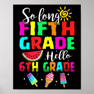Grappig Schattig Tot Zolang Vijfde Klas Hallo Zesd Poster