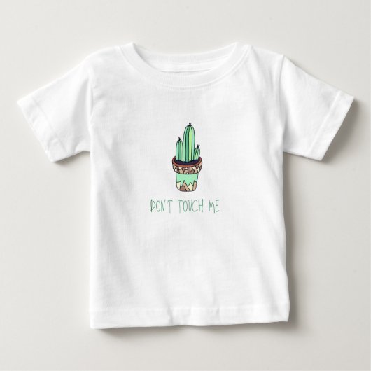 Grappig schattige baby cactus (Voorkant)